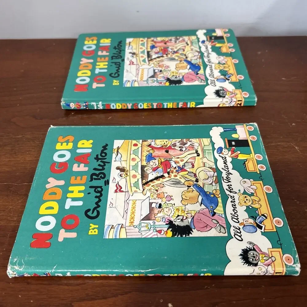 Noddy Goes to the Fair Enid Blyton First Edition 1960 Hardcover DJ Great Britain